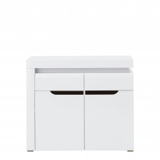 Kumode IRMA IM3, balts/balts glancēts/melns
